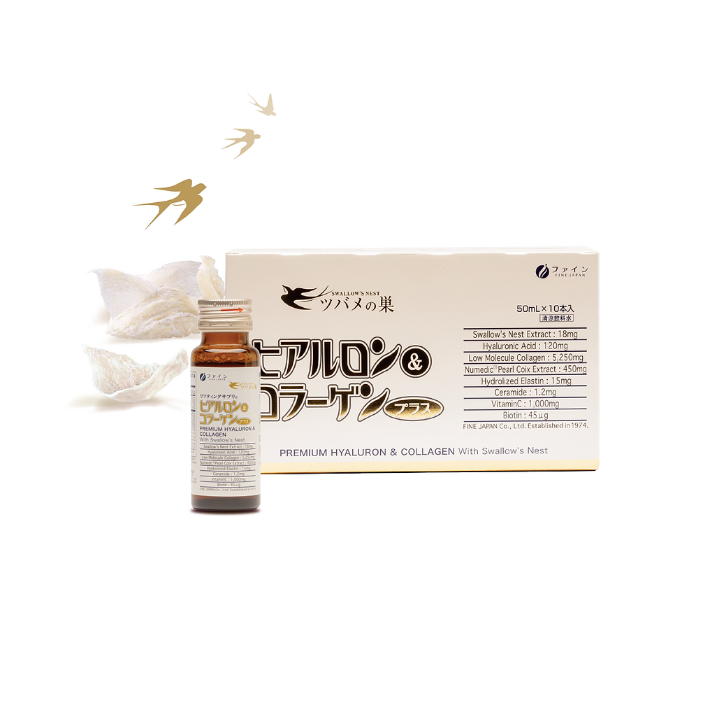 Premium Hyaluron & Collagen with Swallow’s Nest - Collagen Tổ Yến
