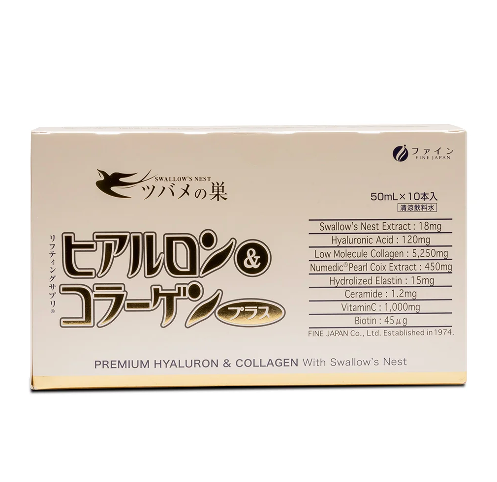 Premium Hyaluron & Collagen with Swallow’s Nest - Collagen Tổ Yến