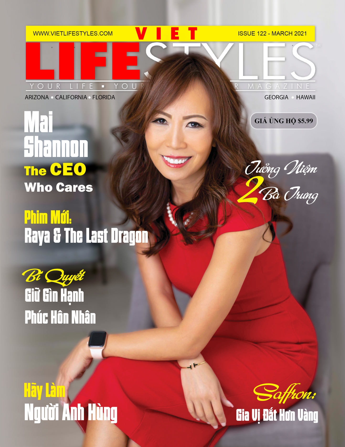 Vietlifestyles Issue 122 Featuring Mai Shannon